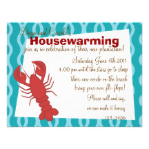 L'AmazingLobster Cartons D'invitation Personnalisés