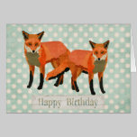 L'ambre macule la carte d'anniversaire cartes