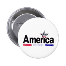 L'Amérique Badges Avec Agrafe