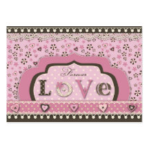 L'amour charme l'étiquette de cadeau modèles de cartes de visite