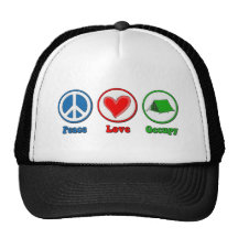 L'amour de paix occupent casquette