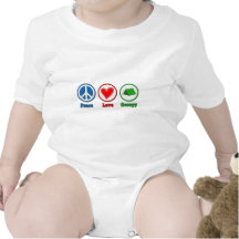 L'amour de paix occupent t-shirt