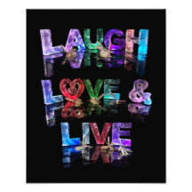 L'amour de rire et vivent impressions photo