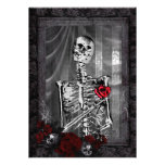 L'amour est mariage gothique éternel invitations personnalisables