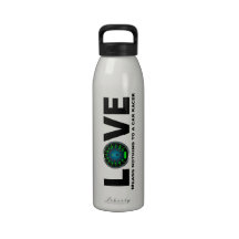 L'amour ne signifie rien dans une bouteille d'eau 