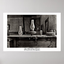 Lampes de gaz Bodie la Californie Posters