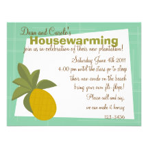 L'ananas extraordinaire invitation personnalisée