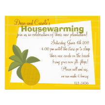 L'ananas extraordinaire invitations