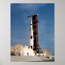 Lancement d'Apollo 11 Affiche