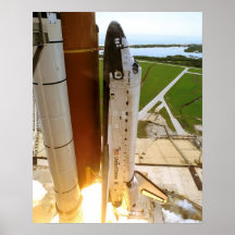 Lancement de la découverte de navette spatiale (ST Poster