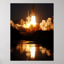 Lancement de l'effort de navette spatiale (STS-108 Affiches