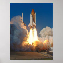 Lancement de l'effort de navette spatiale (STS-99) Posters