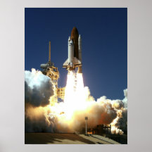 Lancement de navette spatiale Colombie (STS-83) Poster