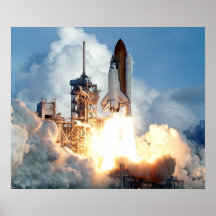 Lancering van Ruimtependel Atlantis (sts-106) Poster