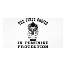 Lancez le premier choix dans la protection féminin cartes de vœux avec photo
