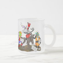 L'âne têtu tasse