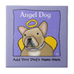 L'ange de bouledogue français personnalisent le ca