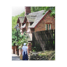 L'ANGLETERRE VICTORIENNE TOILE TENDUE SUR CHÂSSIS