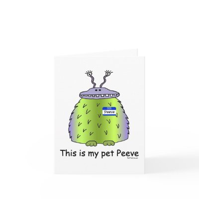 L'animal familier irritent des notecards par tshirtfun