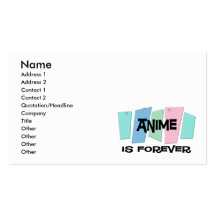 L'Anime est Forever Carte De Visite