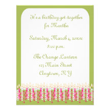 L'anniversaire mire l'invitation