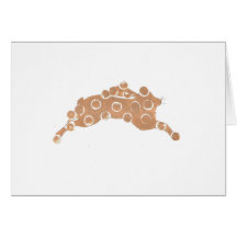 lapin de point de polka cartes