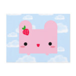 Lapin de tofu carte postale