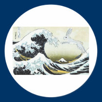 LAPIN DE TSUNAMI autocollants