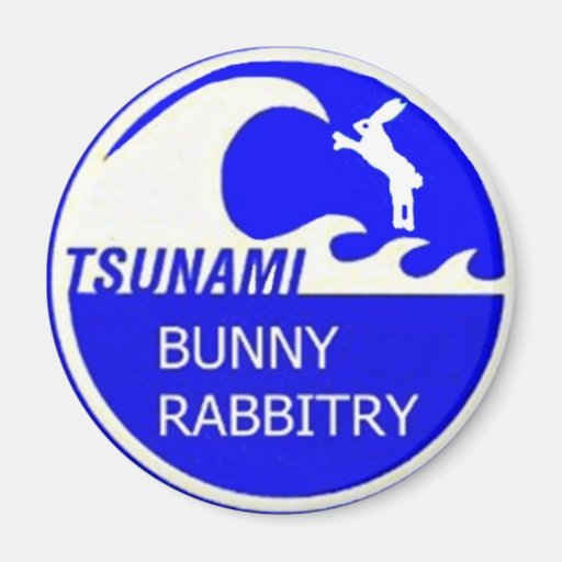 LAPIN DE TSUNAMI AIMANTS