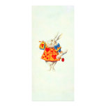 Lapin en Alice dans l'invitation de ~ du pays des 