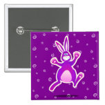 Lapin génial, bouton badges