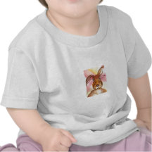Lapin infantile de brun de tee - shirt t-shirts