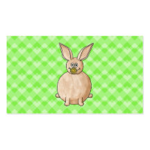 Lapin mangeant une fleur modèle de carte de visite