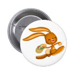 Lapin Pâques sur le lâche ! ! insigne de bouton de badges publicitaires