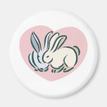 Lapins d'amour magnets