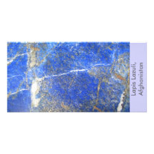 Lapis lazuli, Afghanistan Gepersonaliseerde Fotokaarten