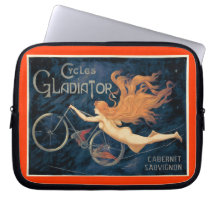 Laptop van de Fiets van de wijn geval Laptop Sleeves