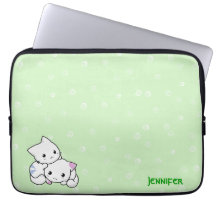 Laptop van het Paar van de kat Sleeve Computer Sleeve Hoezen