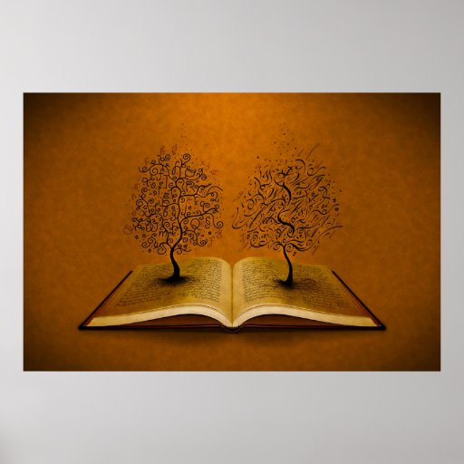 L'arbre de GiddyUp et l'arbre de manuscrit de Bick Affiches