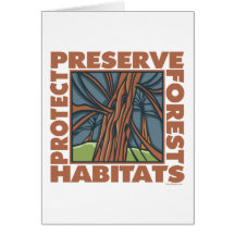 L'arbre Hugger, protègent des forêts Cartes