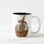 L'arche de Noé d'animaux - tasse drôle