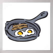 lard et oeufs au plat
