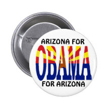 L'ARIZONA POUR le bouton d'OBAMA Badge Avec Épingle