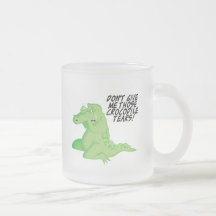 larmes de crocodile tasses à café