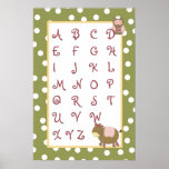 l'art ABC de la crèche 16x24 dressent une carte le Posters