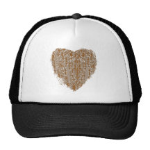 L'artiste a créé le coeur d'or : Expression Casquettes