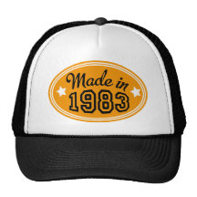 Larve dans 1983 casquettes de camionneur