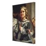 Las Meninas of de Familie van Philip IV, c.1656 Canvas Afdruk