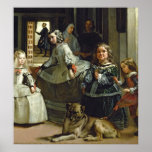 Las Meninas of de Familie van Philip IV, c.1656 Posters
