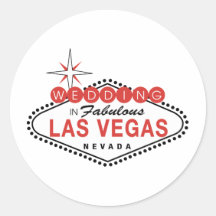 Las Vegas fabuleux épousant le modèle personnalisa Adhésif